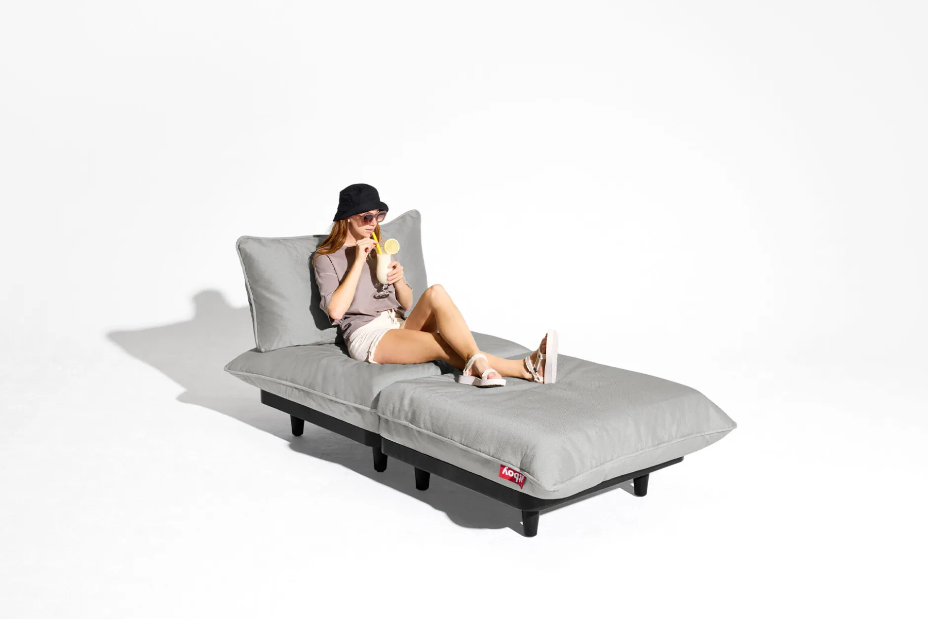 Paletti Set Small Royal Modulares Outdoor-Loungeset, 190x100x90 cm