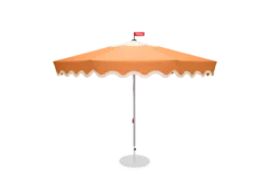 Pensol + Base Light Grey Sonnenschirm mit Fuß, 350x350x280 cm