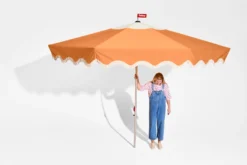 Pensol Sonnenschirm, orange, 350x350x280 cm