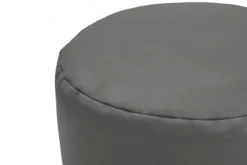 Point Canvas Indoor-Pouf, grau, 50x50x35 cm