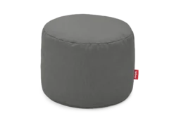 Point Canvas Indoor-Pouf, grau, 50x50x35 cm