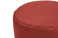 Point Canvas Indoor-Pouf, rot, 50x50x35 cm