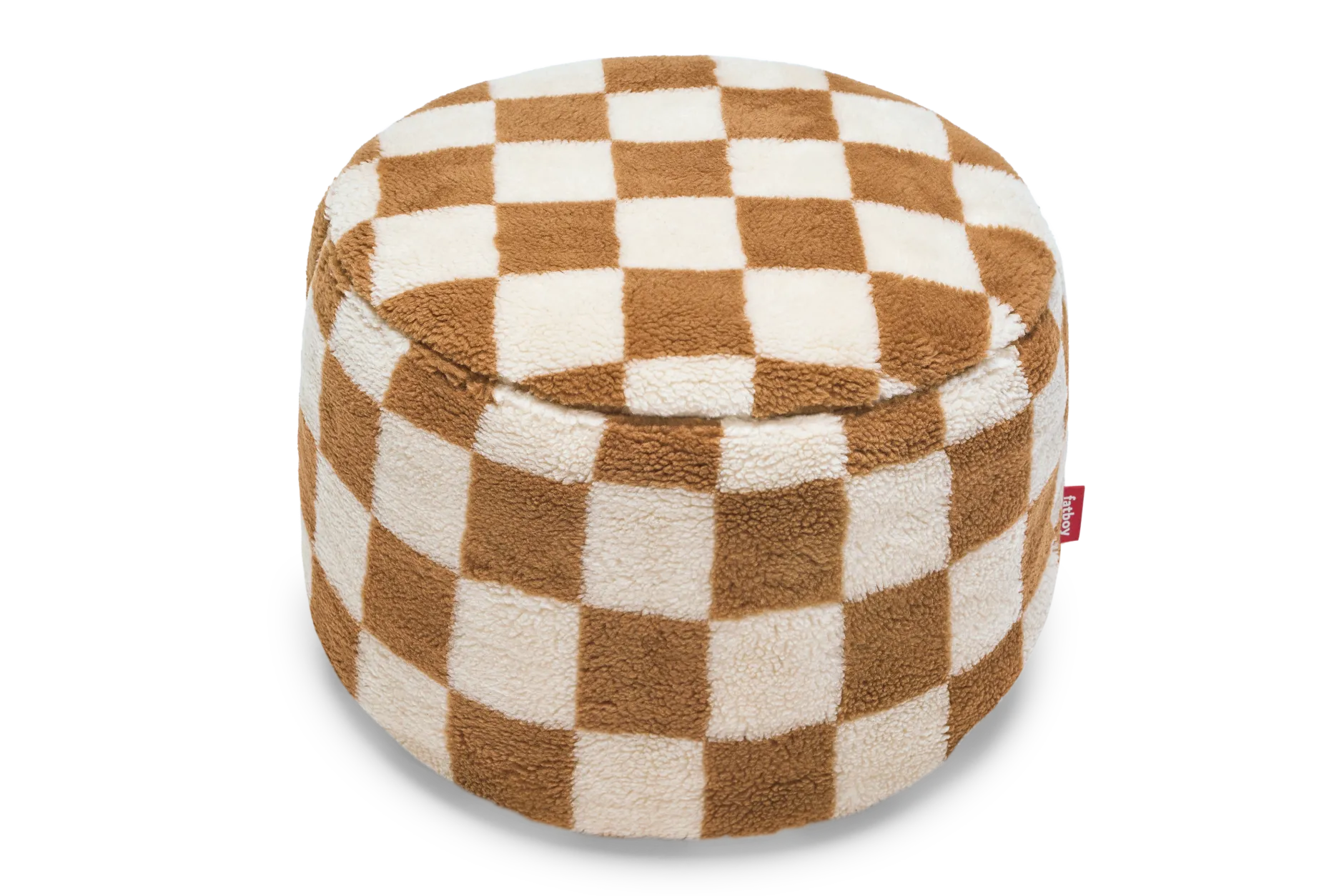 Point Teddy Chess Teddy-Pouf, braun, 50x50x35 cm