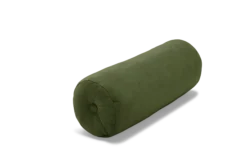 Puff Rolster Pillow Velvet Dekokissen, grün, 65x24 cm