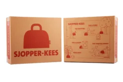 Sjopper-Kees Einkaufstasche, blau, 47x17x44 cm