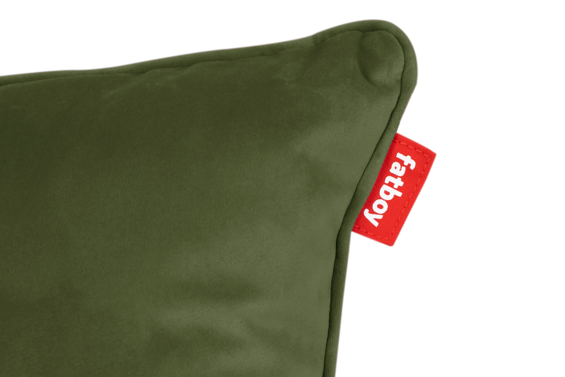 Square Pillow Velvet Dekokissen, grün, 50x50x5 cm