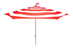 Stripesol 350 cm Sonnenschirm, rot, 350x350x280 cm