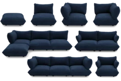 Sumo Armrest Cord Armlehne, blau, 65x25x35 cm