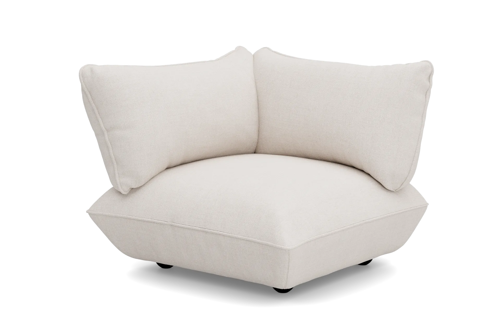 Sumo Corner Seat Boucle Corner Seat, beige, 108x108x90 cm
