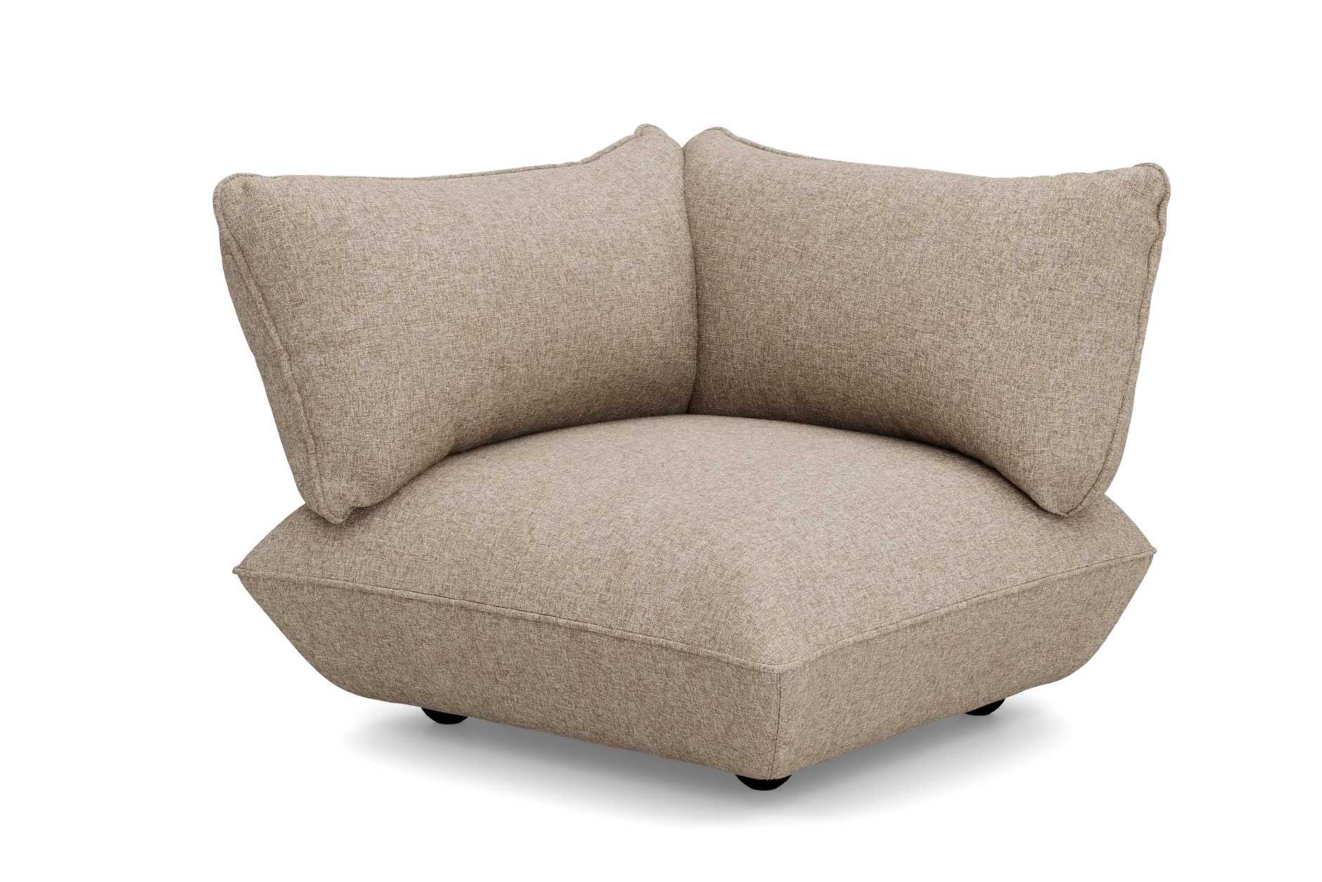 Sumo Corner Seat Boucle Corner Seat, braun, 108x108x90 cm