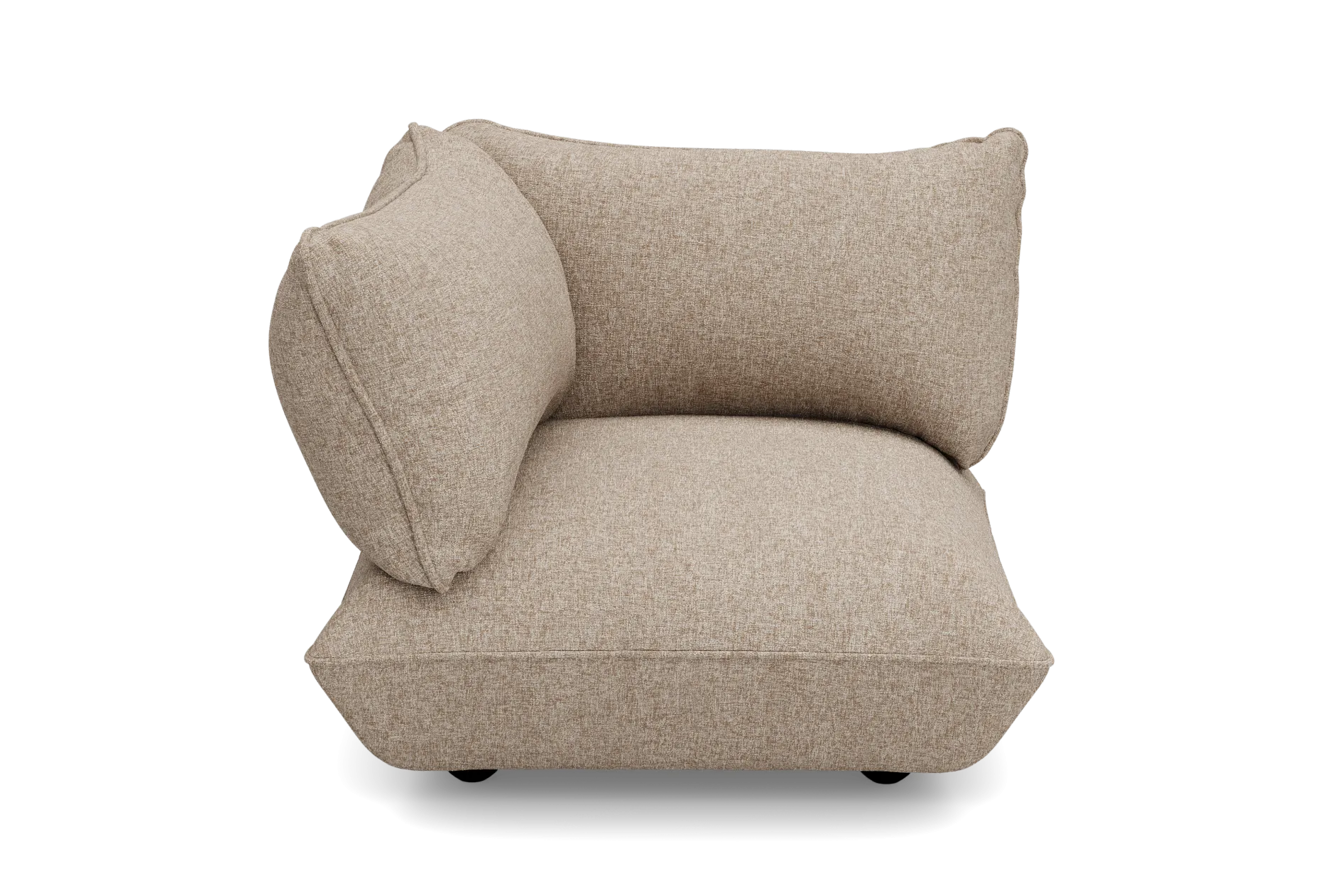 Sumo Corner Seat Boucle Corner Seat, braun, 108x108x90 cm
