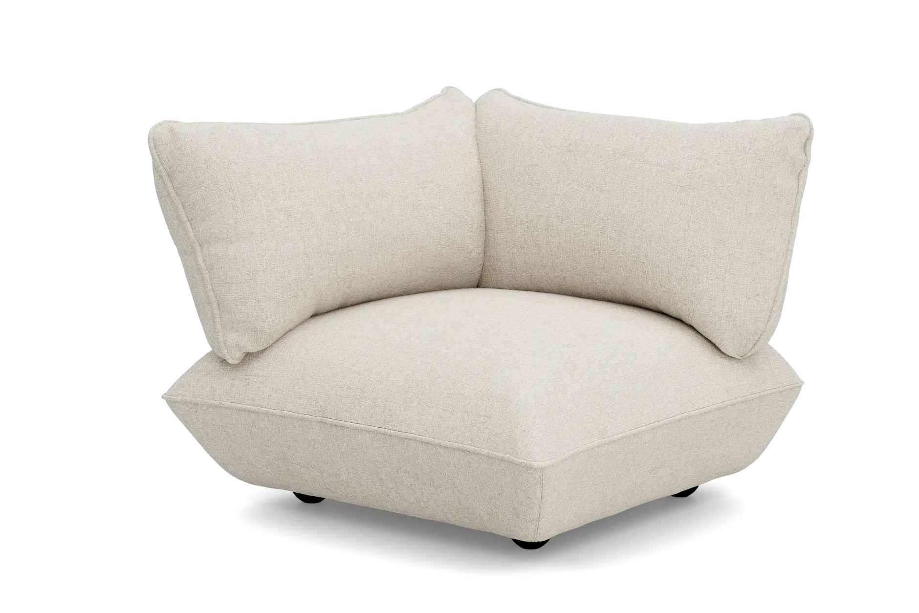 Sumo Corner Seat Boucle Corner Seat, beige, 108x108x90 cm