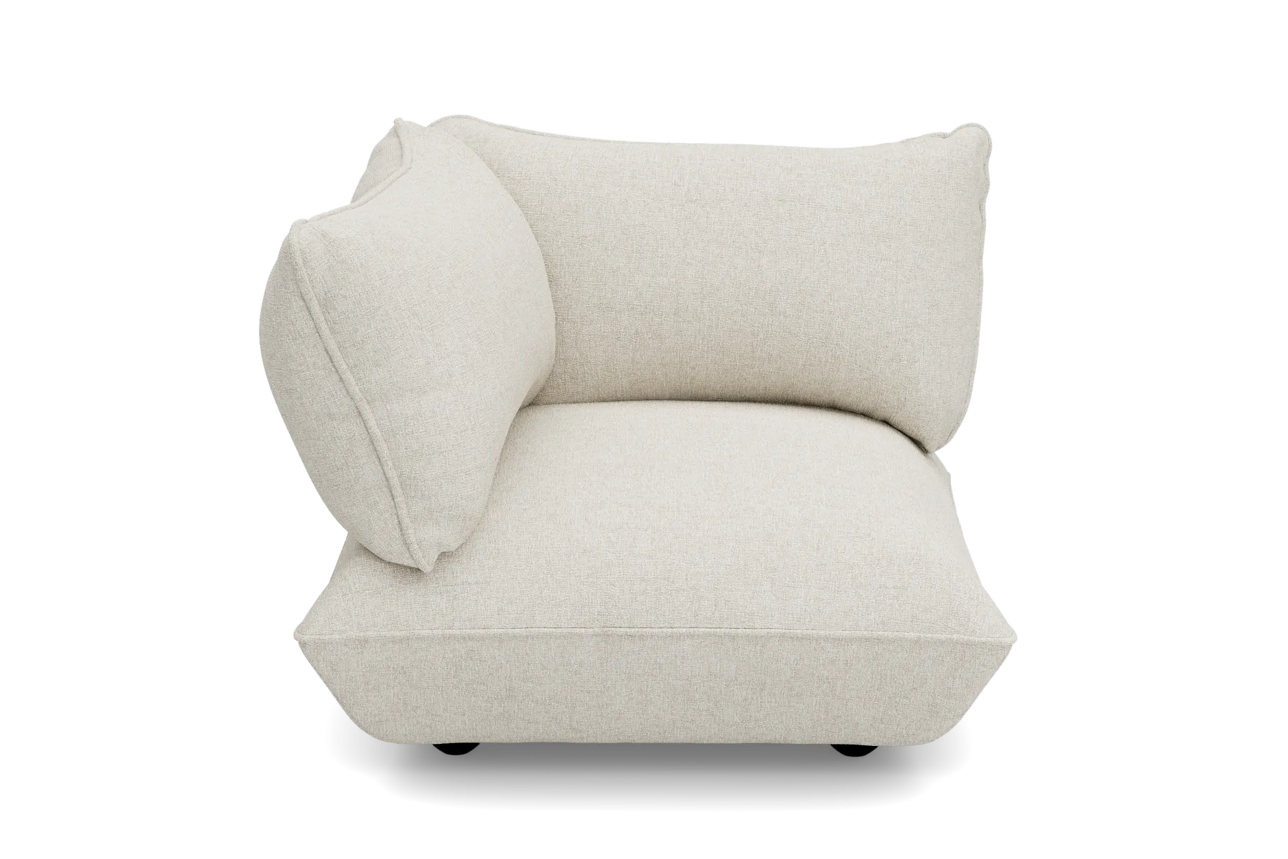 Sumo Corner Seat Boucle Corner Seat, beige, 108x108x90 cm