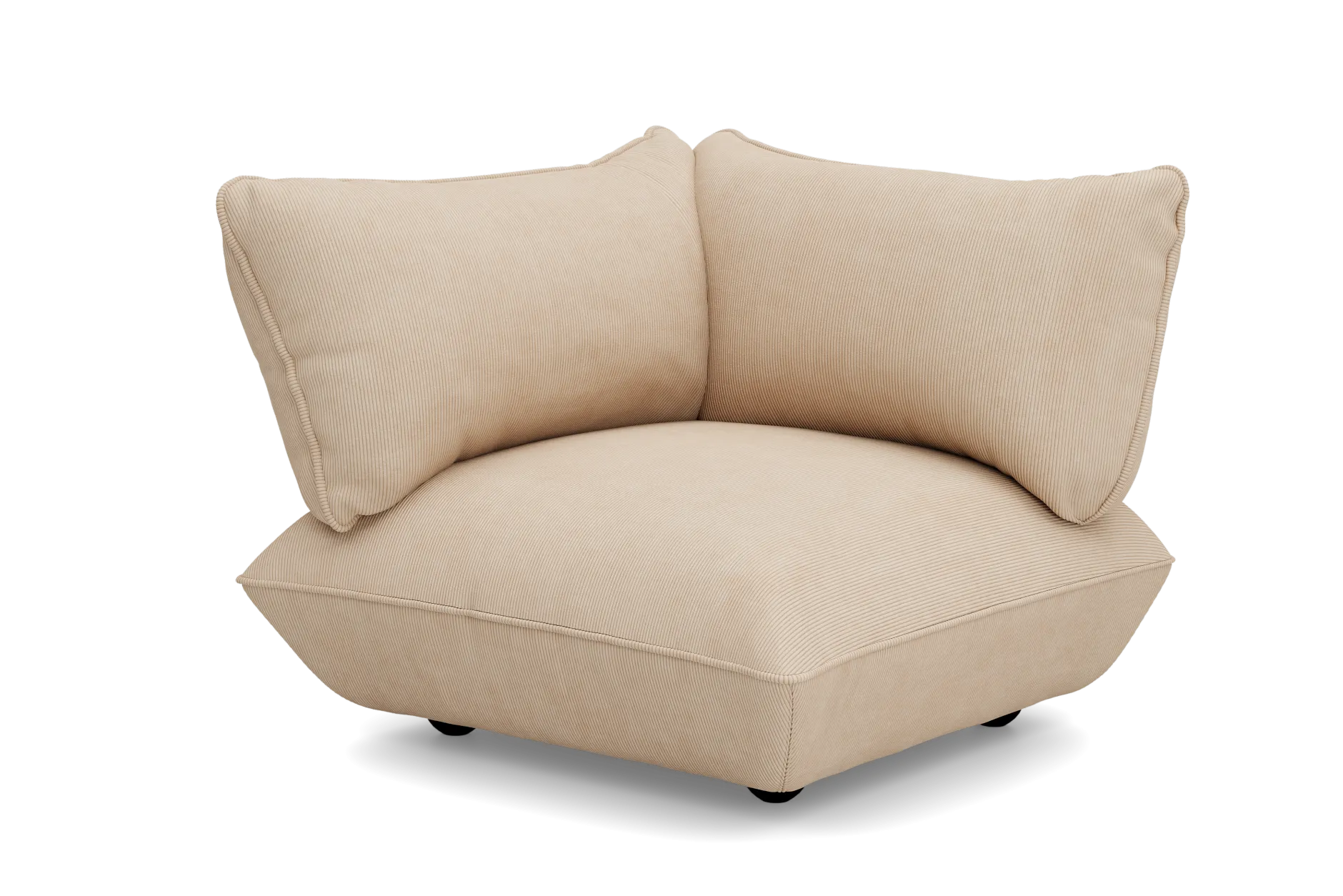 Sumo Corner Seat Left Cord Corner Seat, beige,cm
