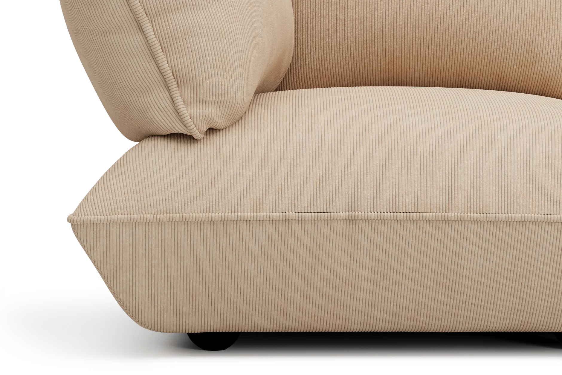 Sumo Corner Seat Left Cord Corner Seat, beige,cm