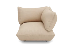 Sumo Corner Seat Right Cord Corner Seat, beige, 108x108x90 cm