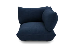 Sumo Corner Seat Right Cord Corner Seat, blau, 108x108x90 cm