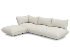 Sumo Corner Sofa Boucle Beige Modulares Indoor-Sofa, 301x108x90 cm