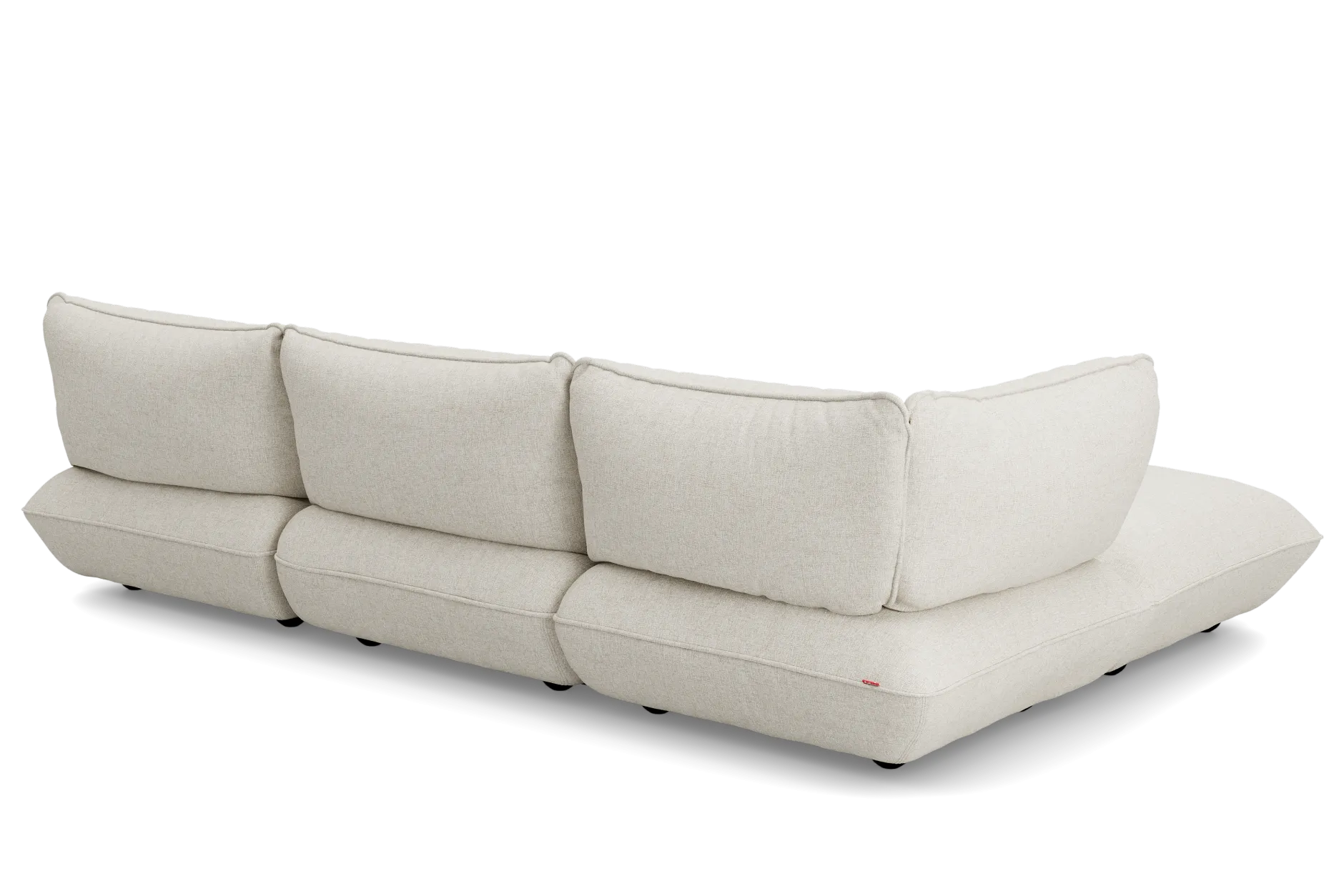 Sumo Corner Sofa Boucle Beige Modulares Indoor-Sofa, 301x108x90 cm