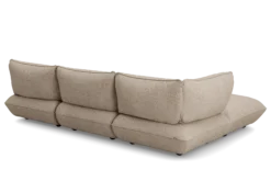Sumo Corner Sofa Boucle Light Brown Melange Modulares Indoor-Sofa, 301x108x90 cm