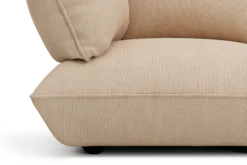 Sumo Corner Sofa Left Cord Beige Modulares Indoor-Sofa, 301x108x90 cm