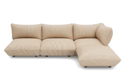 Sumo Corner Sofa Right Cord Beige Modulares Indoor-Sofa, 301x108x90 cm