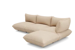 Sumo Corner Sofa Right Cord Beige Modulares Indoor-Sofa, 301x108x90 cm