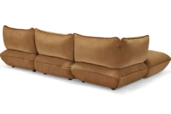 Sumo Corner Sofa Velvet Modulares Indoor-Sofa, 301x108x90 cm
