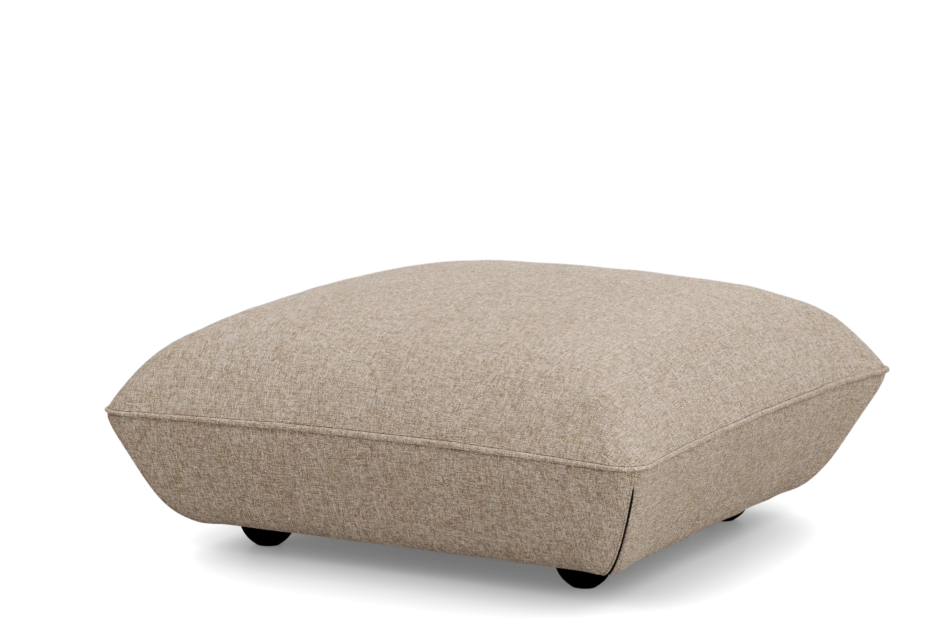 Sumo Hocker Boucle Hocker, braun, 108x108x44 cm