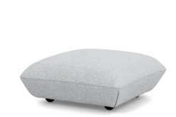 Sumo Hocker Boucle Hocker, grau, 108x108x44 cm