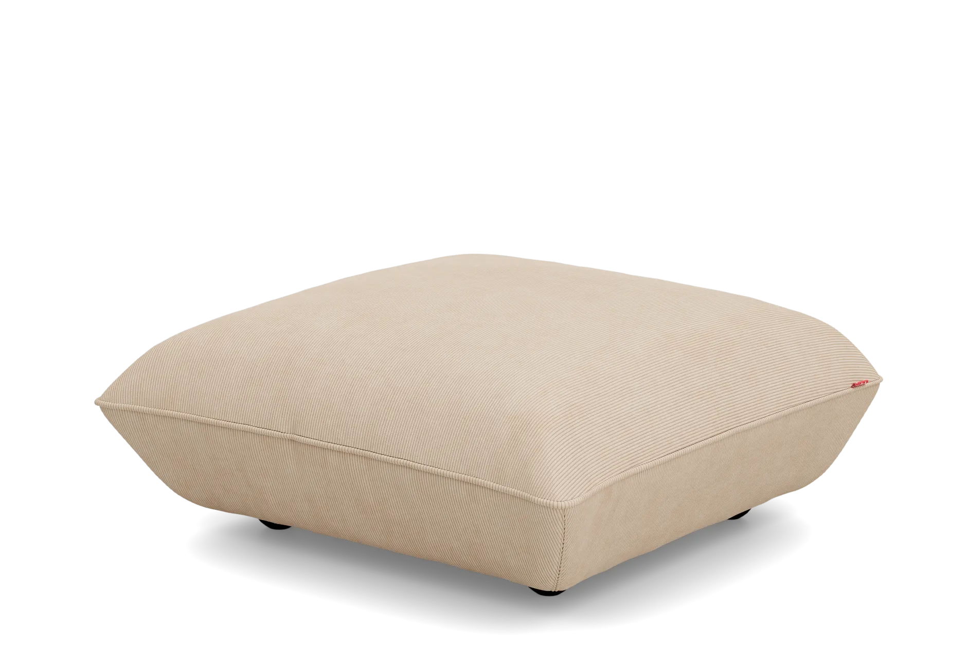 Sumo Hocker Cord Hocker, beige, 108x108x44 cm
