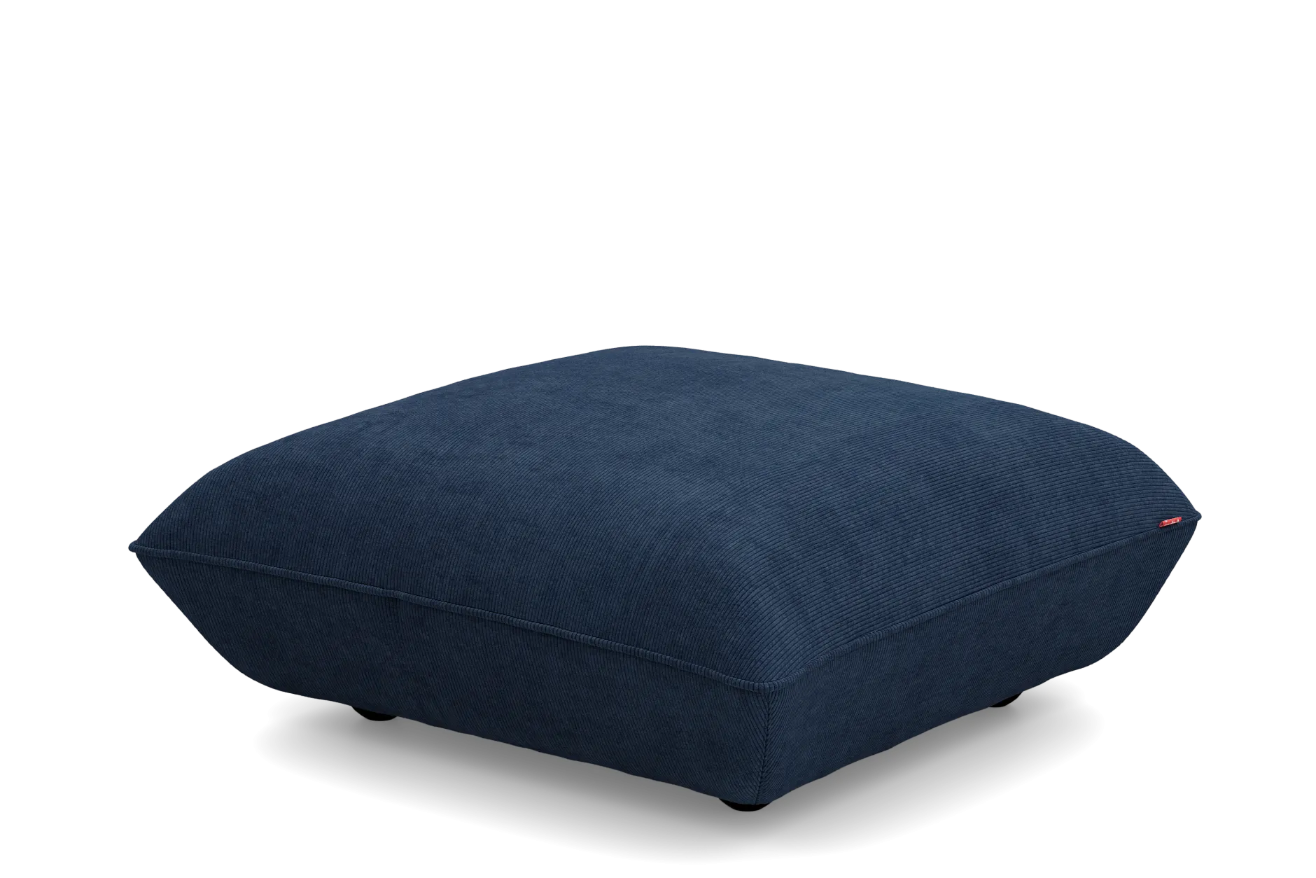 Sumo Hocker Cord Hocker, blau, 108x108x44 cm