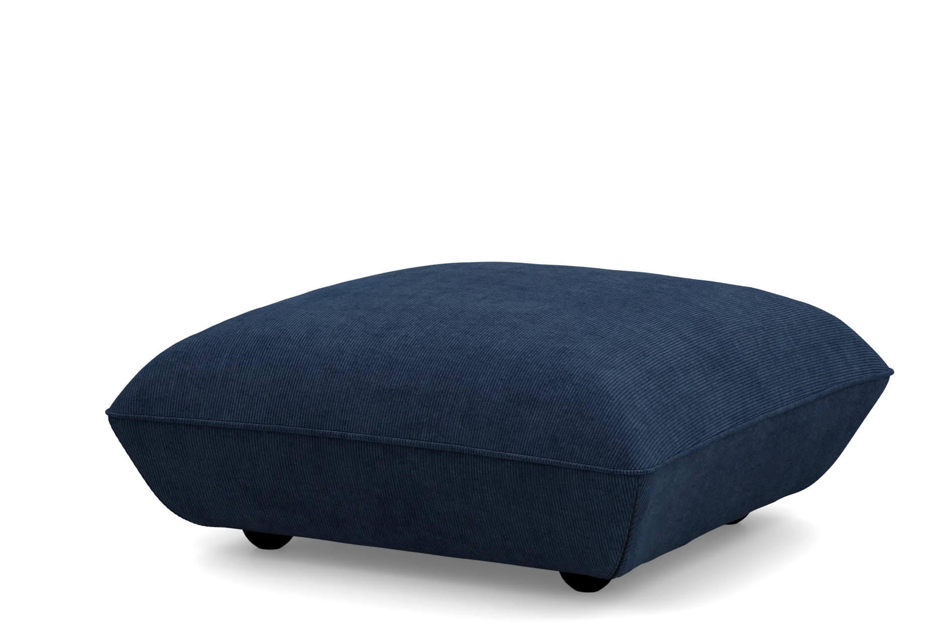 Sumo Hocker Cord Hocker, blau, 108x108x44 cm
