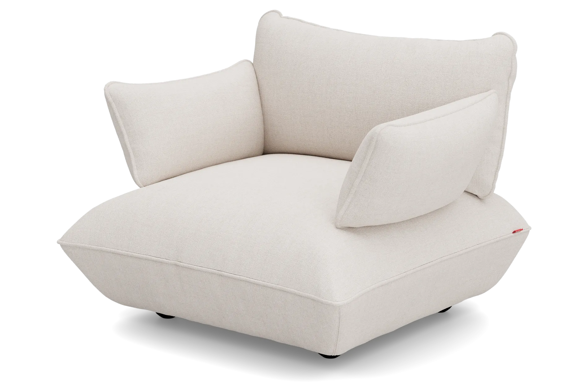 Sumo Loveseat Boucle Creme Loveseat, 114x108x90 cm