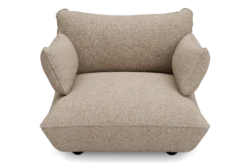 Sumo Loveseat Boucle Light Brown Melange Loveseat, 114x108x90 cm