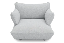 Sumo Loveseat Boucle Light Grey Melange Loveseat, 114x108x90 cm