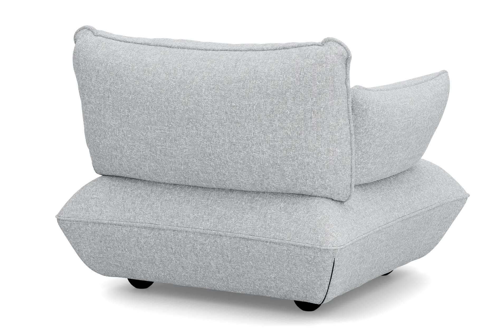 Sumo Loveseat Boucle Light Grey Melange Loveseat, 114x108x90 cm