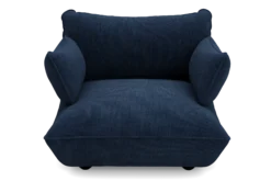 Sumo Loveseat Cord Deep Blue Loveseat, 114x108x90 cm