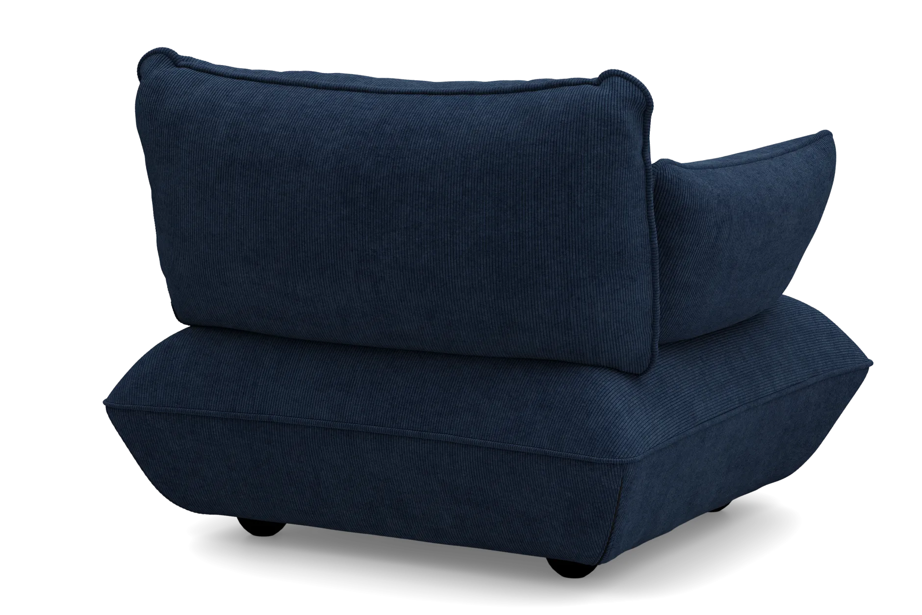 Sumo Loveseat Cord Deep Blue Loveseat, 114x108x90 cm