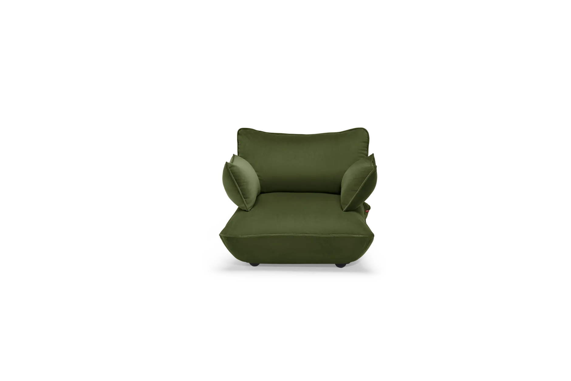 Sumo Loveseat Velvet Deep Green Loveseat, 114x108x90 cm
