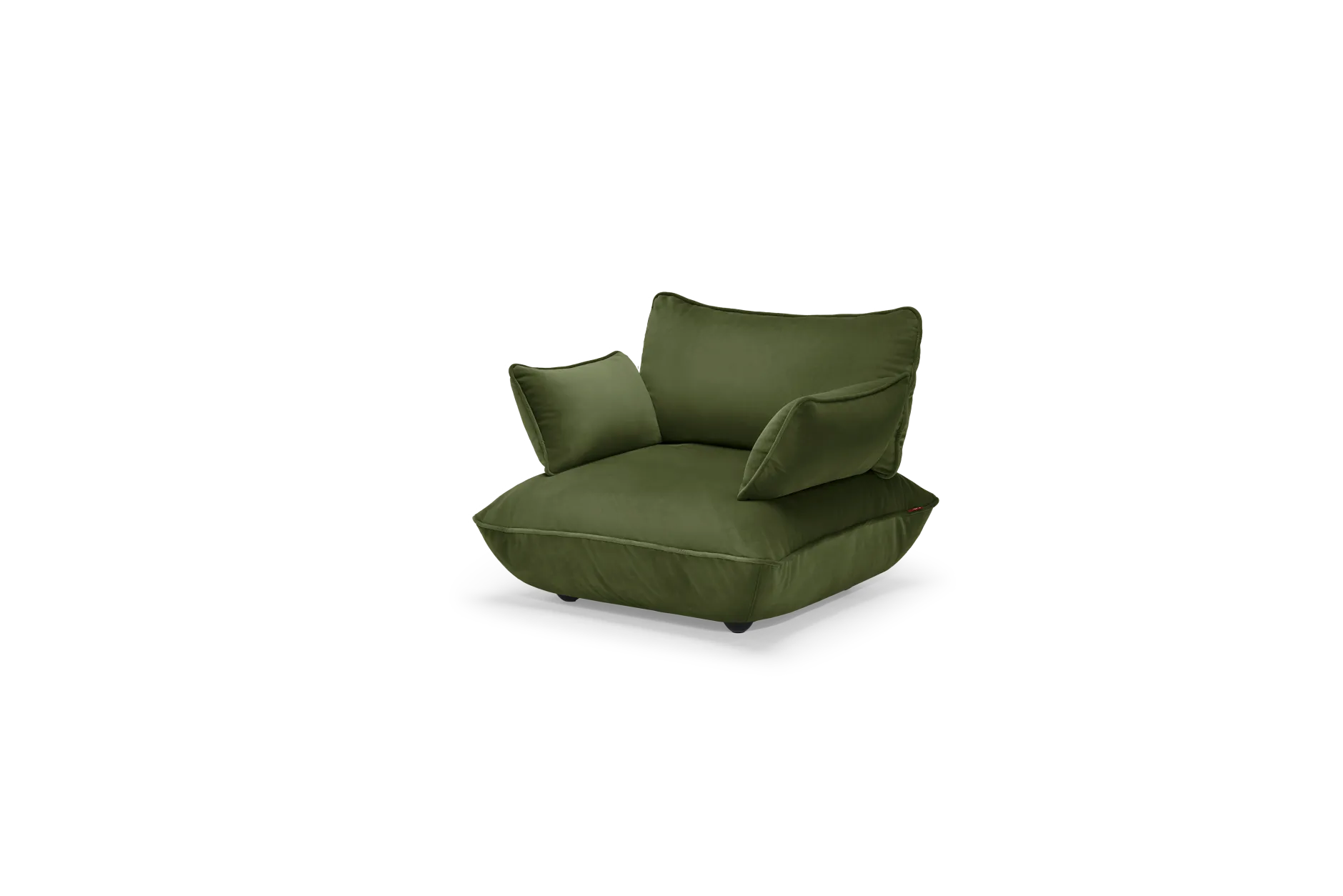 Sumo Loveseat Velvet Deep Green Loveseat, 114x108x90 cm