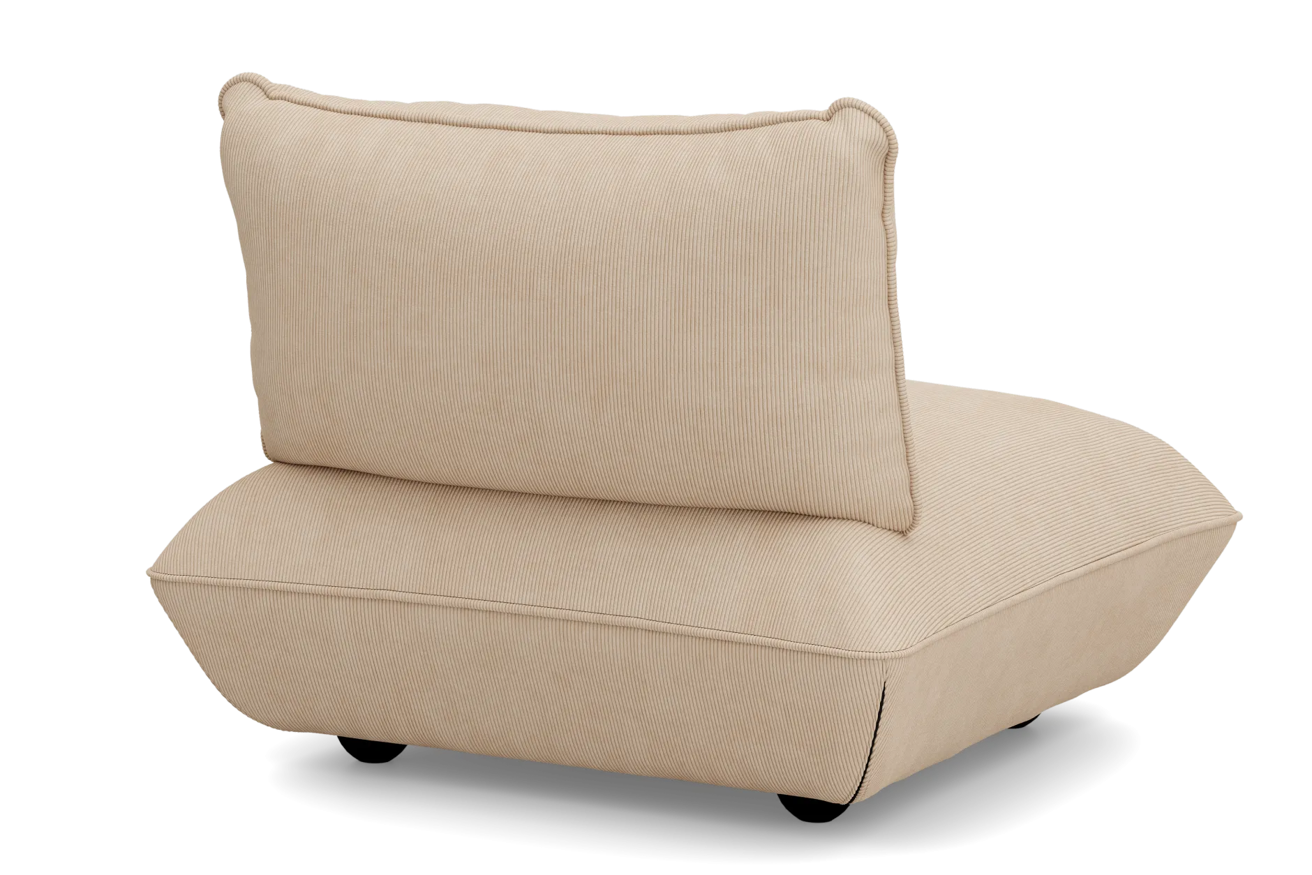 Sumo Seat Cord Seat, beige, 108x108x90 cm