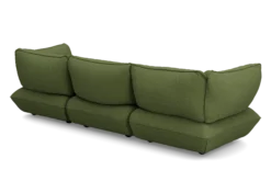 Sumo Sofa Grand Boucle Leaf Green Modulares Indoor-Sofa, 301x108x90 cm
