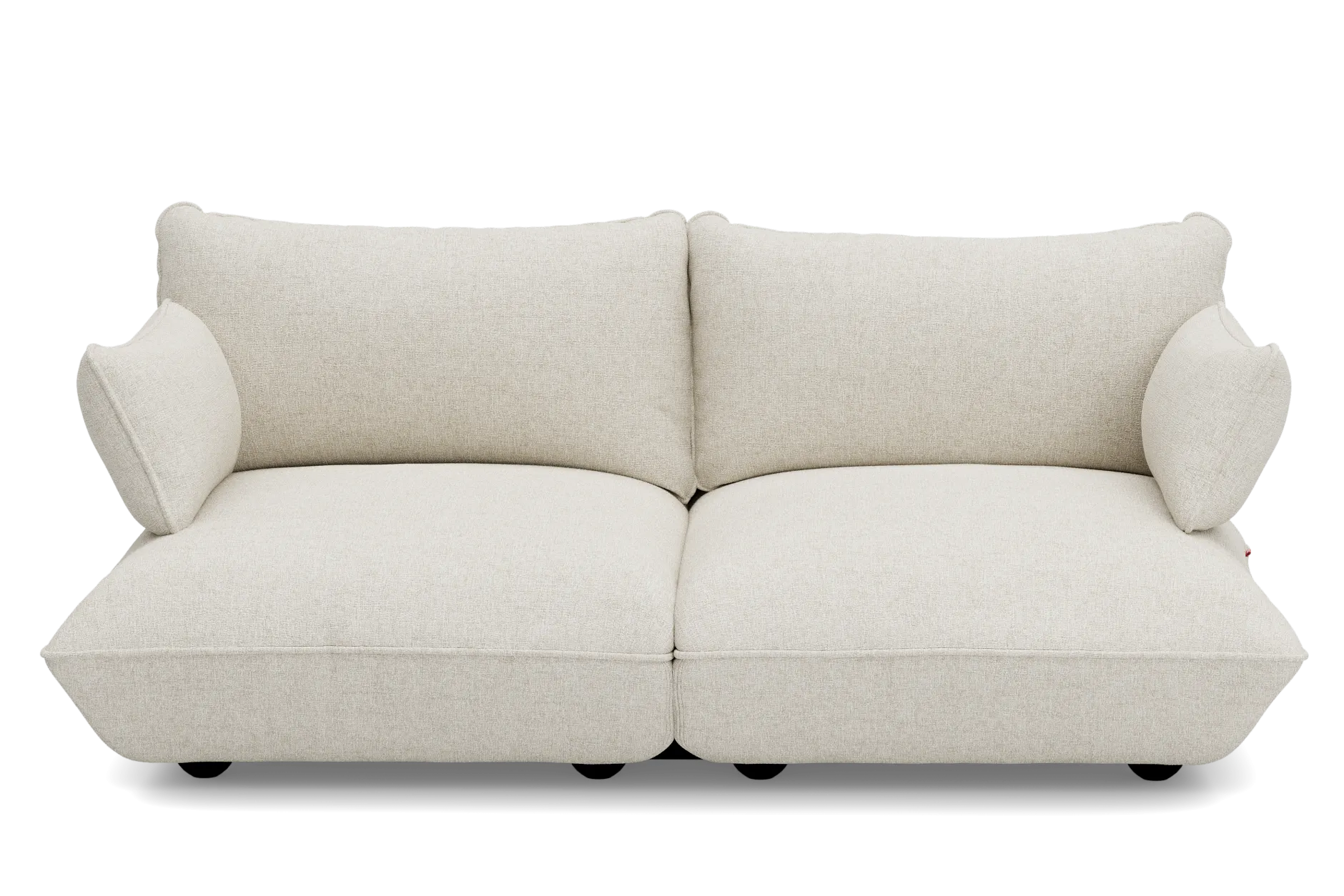 Sumo Sofa Medium Boucle Beige Modulares Indoor-Sofa, 210.5x108x90 cm