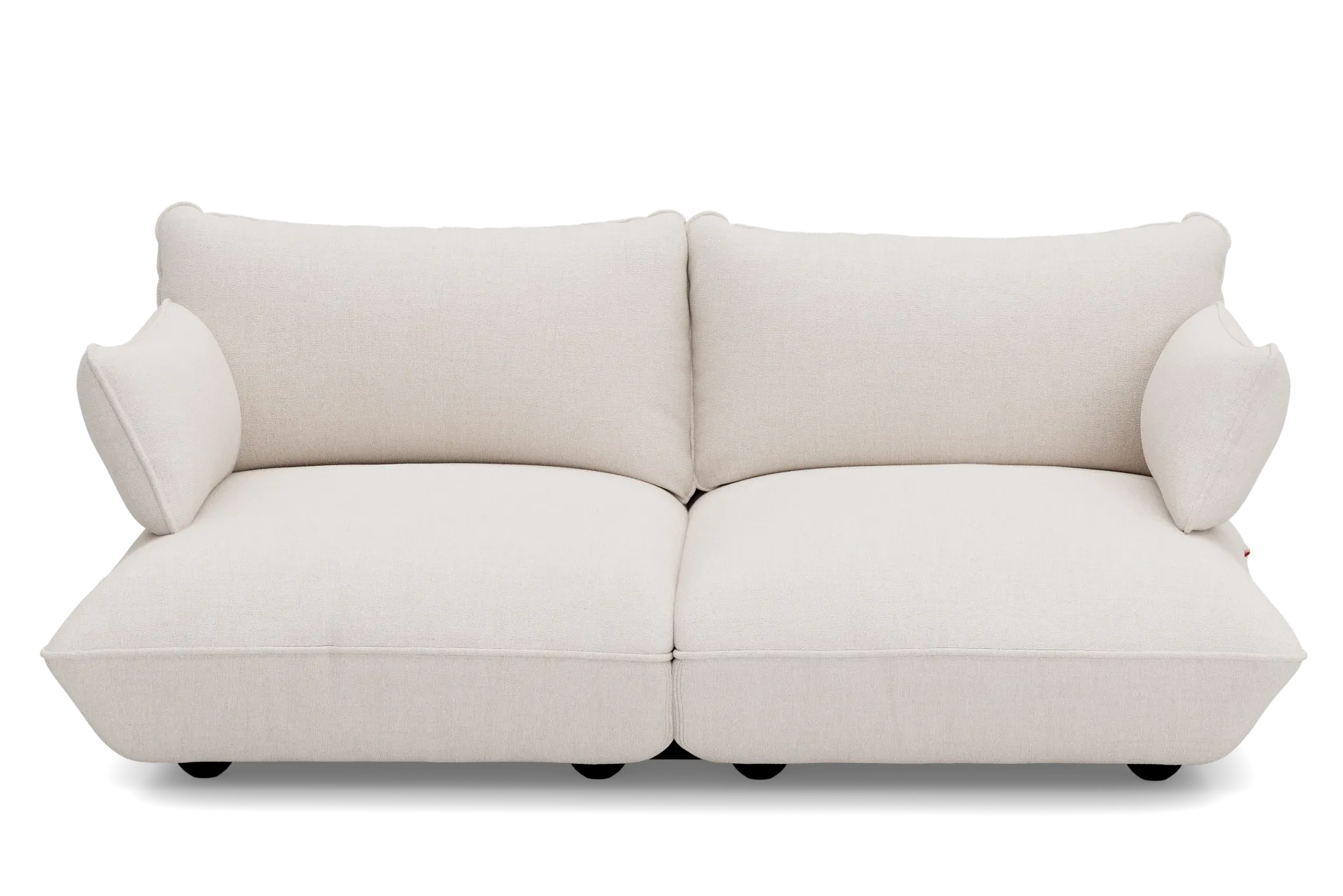 Sumo Sofa Medium Boucle Creme Modulares Indoor-Sofa, 210.5x108x90 cm