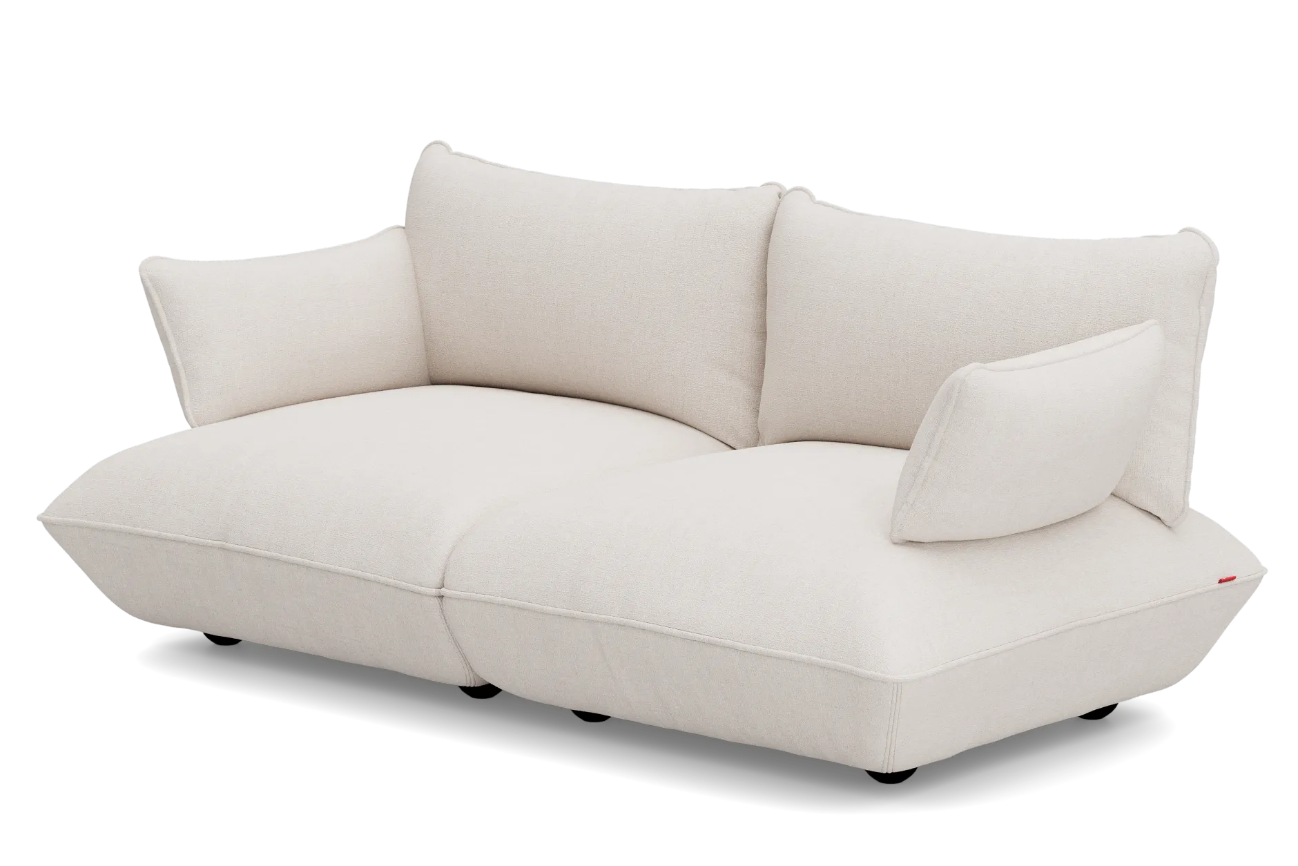 Sumo Sofa Medium Boucle Creme Modulares Indoor-Sofa, 210.5x108x90 cm