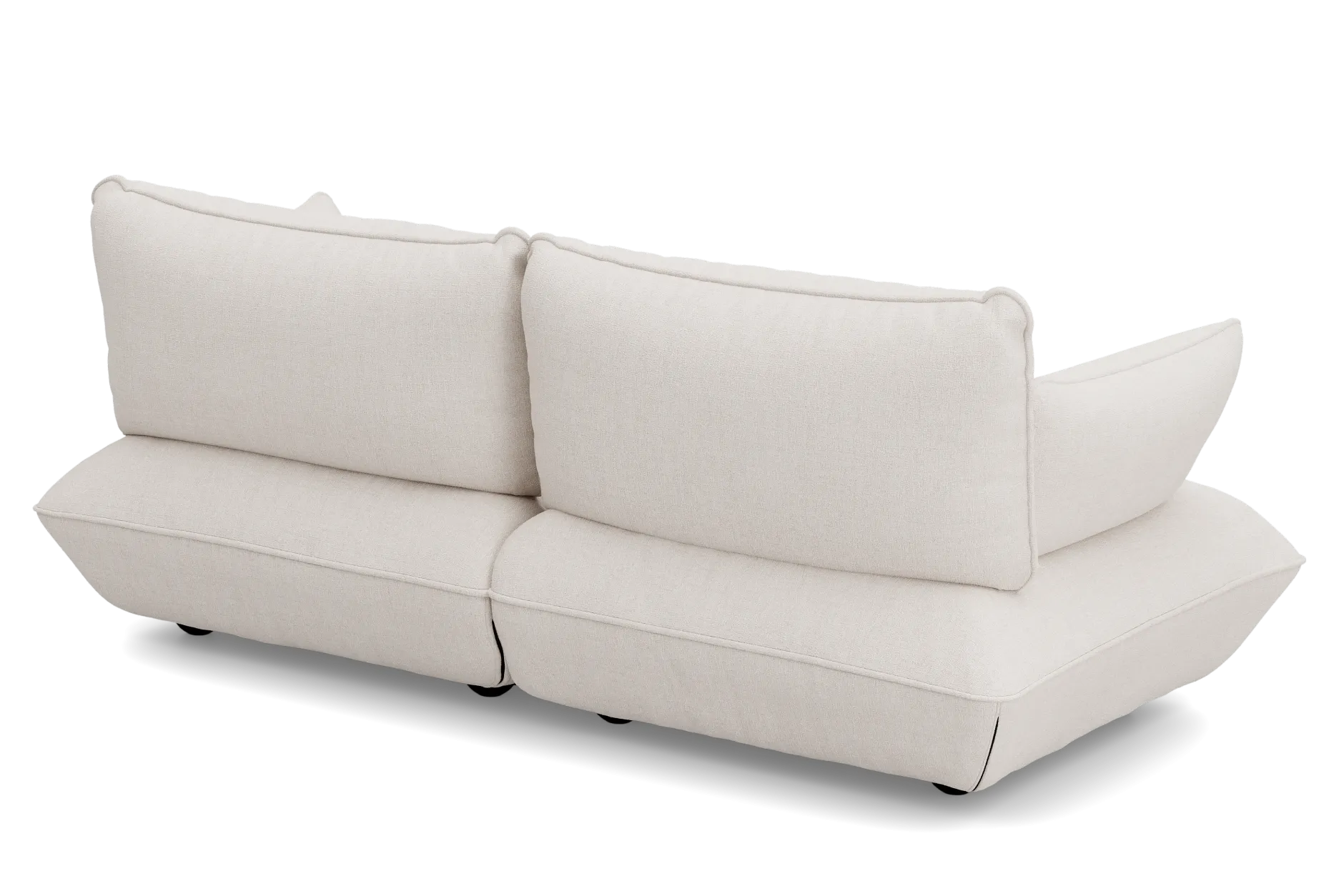 Sumo Sofa Medium Boucle Creme Modulares Indoor-Sofa, 210.5x108x90 cm