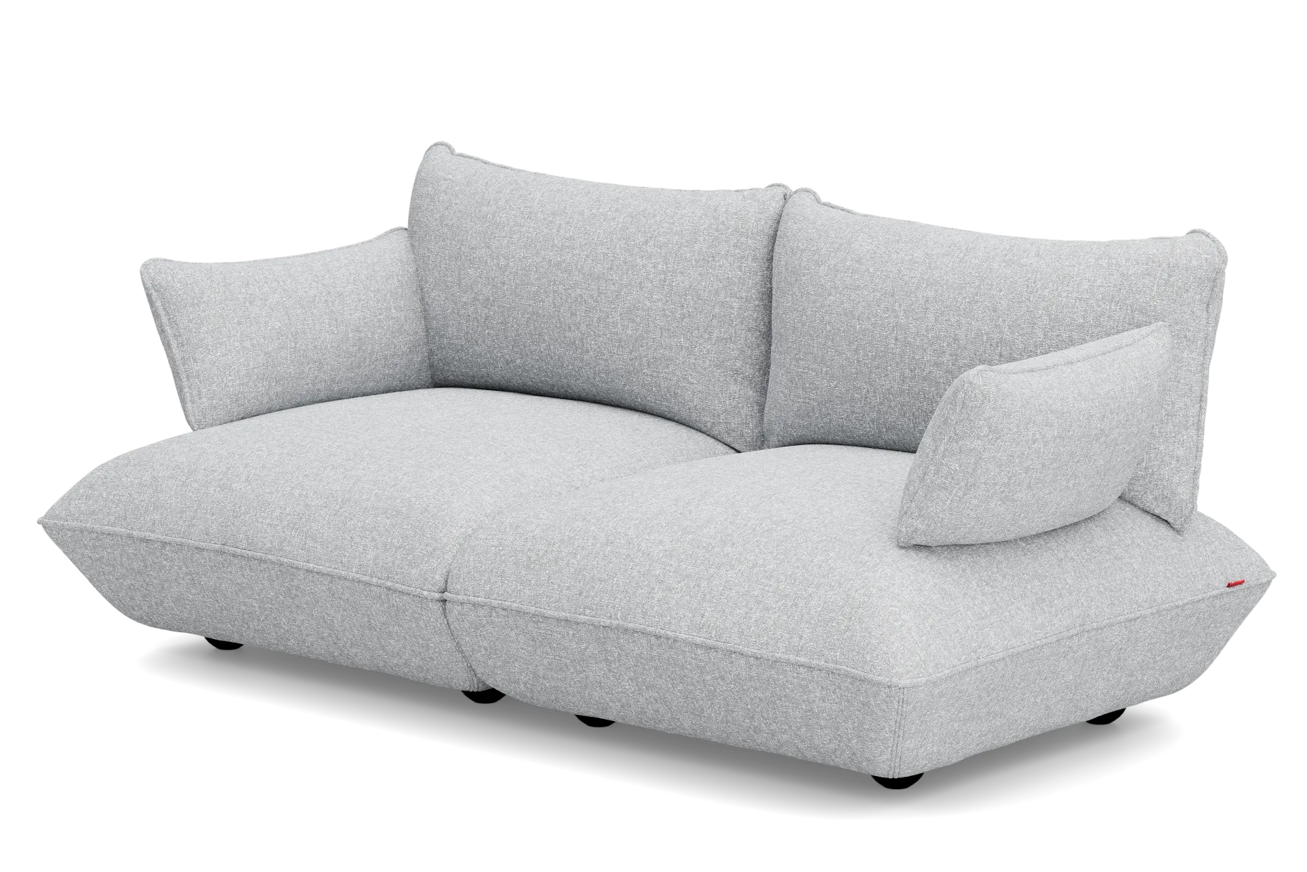 Sumo Sofa Medium Boucle Light Grey Melange Modulares Indoor-Sofa, 210.5x108x90 cm