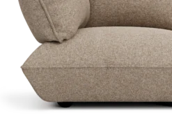 Sumo Sofa Medium Boucle Light Brown Melange Modulares Indoor-Sofa, 210.5x108x90 cm