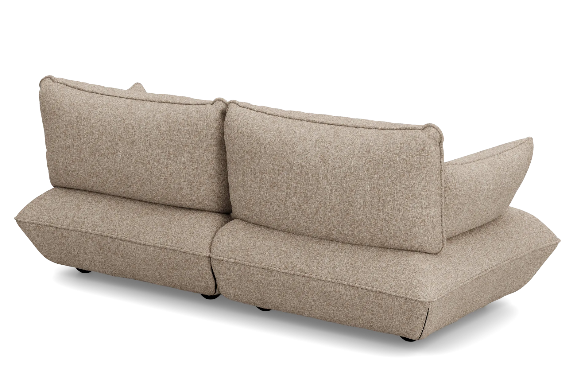 Sumo Sofa Medium Boucle Light Brown Melange Modulares Indoor-Sofa, 210.5x108x90 cm